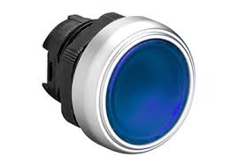 przycisk niebieski podświetlany LPCBL106