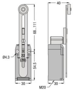 wyłącznik krańcowy KBF1S11