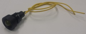 lampka LED ø10 żółta 230VAC