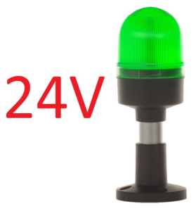 sygnalizator świetlno dźwiękowy FL701 24V zielony