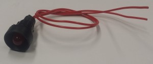 lampka LED ø10 czerwona 24VAC/DC