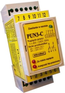 bezpiecznik zaniku fazy PUN-3C