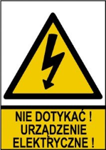 tabliczka ostrzegawcza TZO 74x105